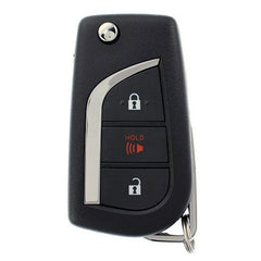 2019-2022 Toyota RAV4 / 3-Button Remote Flip Key / PN: 89070-0R300 / FCC ID: GQ4-73T (H Chip) (Aftermarket)