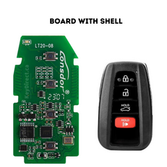 Lonsdor – LT20-08 – Toyota & Lexus 4-Button Smart Key PCB – 8A+4D – Adjustable Frequency ( SHELL + BOARD )