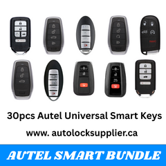 30 Pcs | Autel Universal Smart Key Bundle – Premium Multi-Pack for Locksmiths