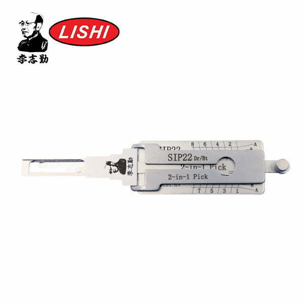Original Lishi – SIP22 / Fiat / Lancia / Iveco / 2-in-1 / Pick & Decoder / Twin Lifter / Anti-Glare
