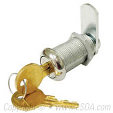 LSDA 1-1/8″ Cam Lock Disc Tumbler Bright Nickel – KA302- Auto Lock Supplier -key_supplier_in_canada locksmith_supplier_in_canada #