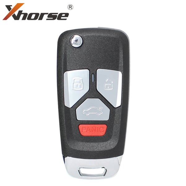 Xhorse – Audi Style / 4-Button Universal Remote Flip Key for VVDI Key Tool (Wireless)- Auto Lock Supplier -key_supplier_in_canada locksmith_supplier_in_canada #