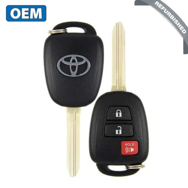 2013-2019 Toyota / 3-Button Remote Head / PN: 89070-0R120 / GQ4-52T (H Chip) (OEM Refurb)- Auto Lock Supplier -key_supplier_in_canada locksmith_supplier_in_canada #