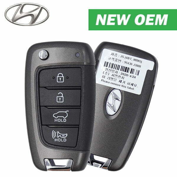 2019 Hyundai Veloster / 4-Button Flip Key / PN: 95430-J3000 (OEM)- Auto Lock Supplier -key_supplier_in_canada locksmith_supplier_in_canada #