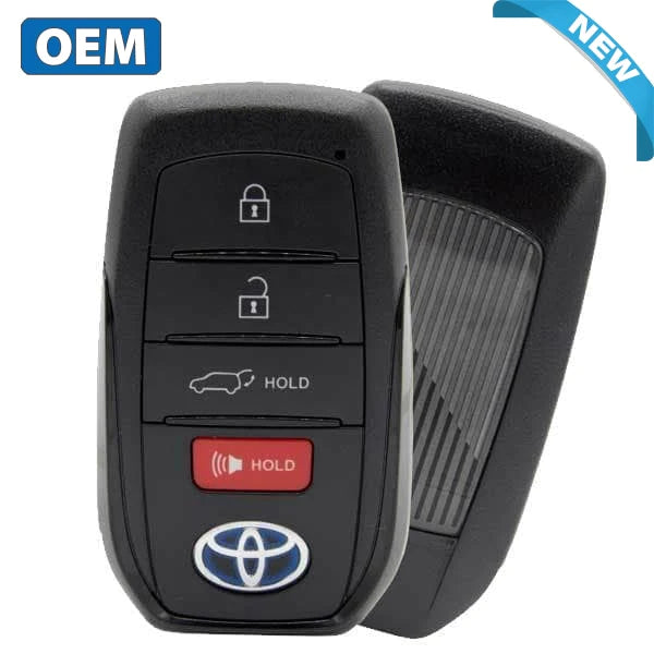 2021-2021 Toyota Venza / 4-Button Smart Key / PN: 8990H-48050 / HYQ14FBX (Blue Hybrid Logo) (OEM)- Auto Lock Supplier -key_supplier_in_canada locksmith_supplier_in_canada #