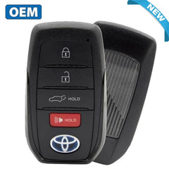 2021-2021 Toyota Venza / 4-Button Smart Key / PN: 8990H-48050 / HYQ14FBX (Blue Hybrid Logo) (OEM)- Auto Lock Supplier -key_supplier_in_canada locksmith_supplier_in_canada #