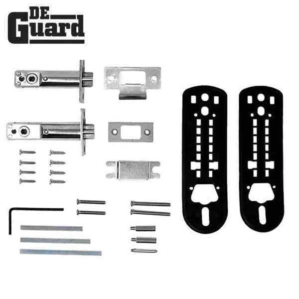 Premium Mechanical Keypad Keyless Lever Set - EZ Code Change - Satin Chrome- Auto Lock Supplier -key_supplier_in_canada locksmith_supplier_in_canada #