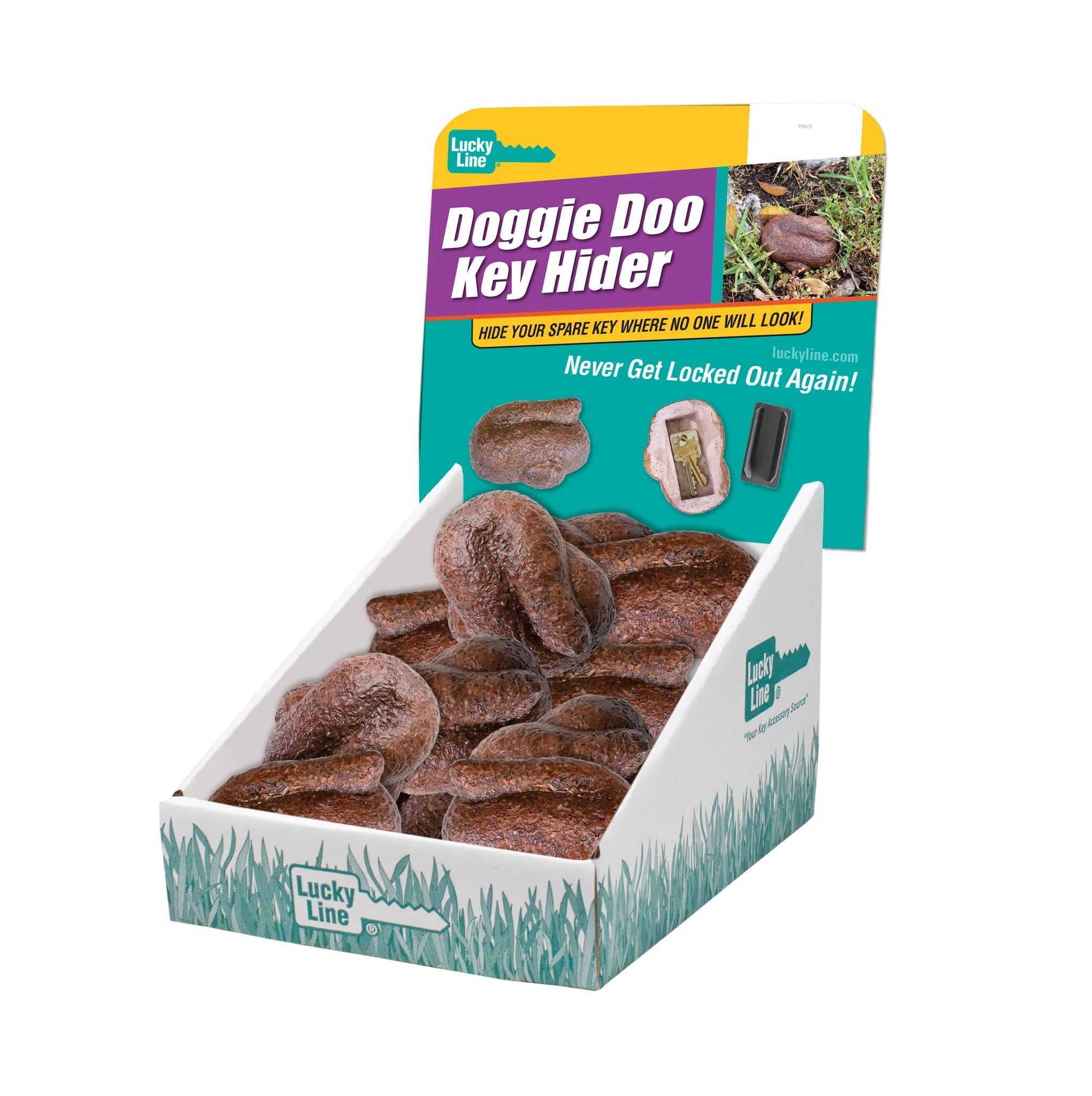 Doggie Doo Key Hider Display | 10 Display Box- Auto Lock Supplier -key_supplier_in_canada locksmith_supplier_in_canada #