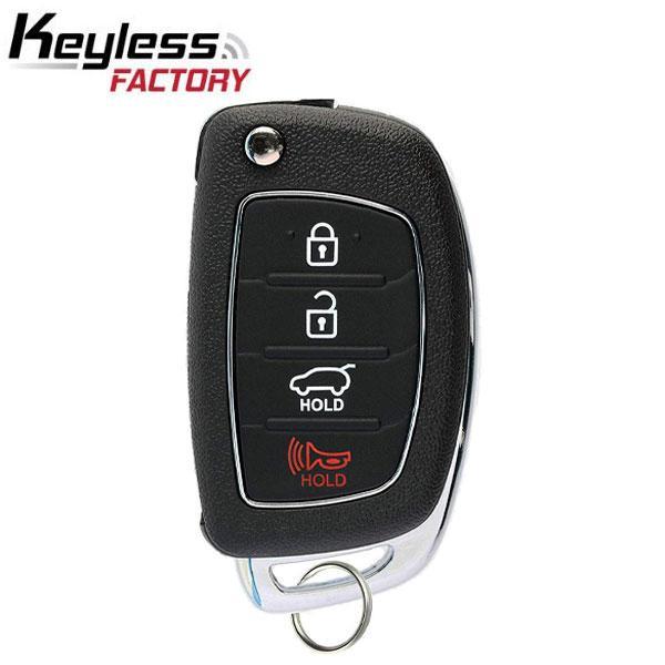 2013-2016 Hyundai Santa Fe / 4-Button Flip Key Remote / PN: 95430-4Z101 / TQ8-RKE-3F04 (AFTERMARKET)- Auto Lock Supplier -key_supplier_in_canada locksmith_supplier_in_canada #