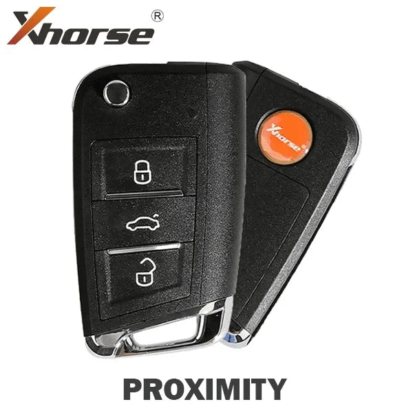 Xhorse MQB Style 3-Button Universal Flip Key w/ Proximity Function for VVDI Key Tool / XSMQB1EN- Auto Lock Supplier -key_supplier_in_canada locksmith_supplier_in_canada #