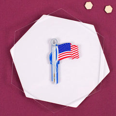 American Flag | Key Shapes- Auto Lock Supplier -key_supplier_in_canada locksmith_supplier_in_canada #