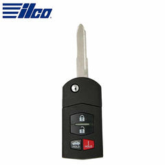 ILCO Look-Alike™ 2005- 2008 Mazda / 4-Button Flip Key Remote / FCC: KPU41788 (FLIP-MAZ-4B2)- Auto Lock Supplier -key_supplier_in_canada locksmith_supplier_in_canada #