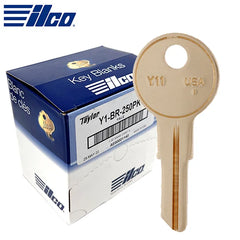 ILCO – Y11 YALE Key Blank / Brass / 250 Pack (Y11-BR-250PK)- Auto Lock Supplier -key_supplier_in_canada locksmith_supplier_in_canada #
