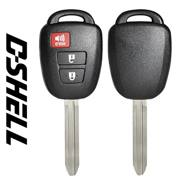 Toyota 3-Button Remote Head / D-SHELL / TOY43- Auto Lock Supplier -key_supplier_in_canada locksmith_supplier_in_canada #