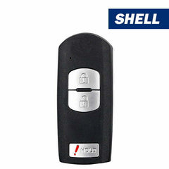 2014-2019 Mazda / 3-Button Smart Key SHELL for WAZSKE13D01, WAZX1T768SKE11A03 (Aftermarket)- Auto Lock Supplier -key_supplier_in_canada locksmith_supplier_in_canada #