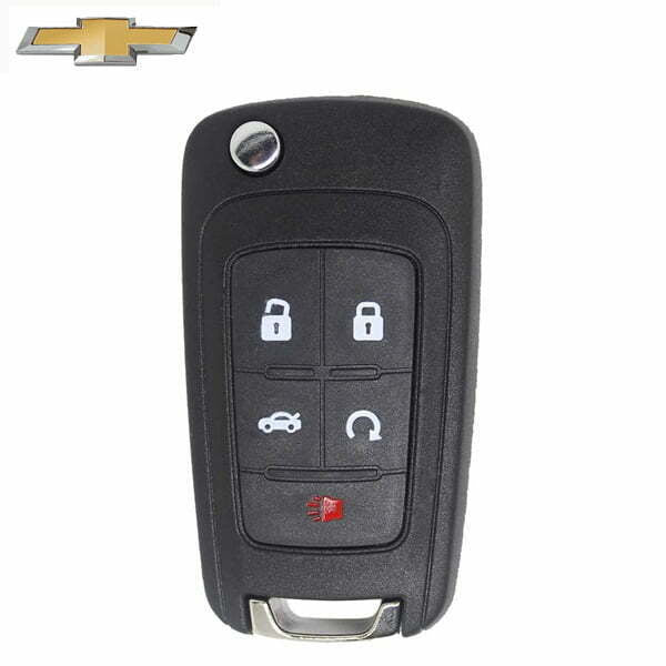 2010-2019 Chevrolet / 5-Button Flip Key / PN: 13584829 / P4O9MK74946931 / PEPS (Refurbished)- Auto Lock Supplier -key_supplier_in_canada locksmith_supplier_in_canada #