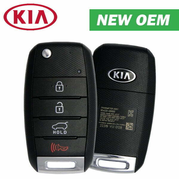 2016-2020 Kia Sportage / 4-Button Flip Key / PN: 95430-D9000 / TQ8-RKE-4F27 / Transponder / Canadian Version (OEM)- Auto Lock Supplier -key_supplier_in_canada locksmith_supplier_in_canada #