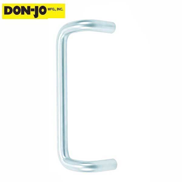 Don-Jo - 1156 - Offset Door Round Pull - 8" CTC - 628 - Satin Aluminum- Auto Lock Supplier -key_supplier_in_canada locksmith_supplier_in_canada #