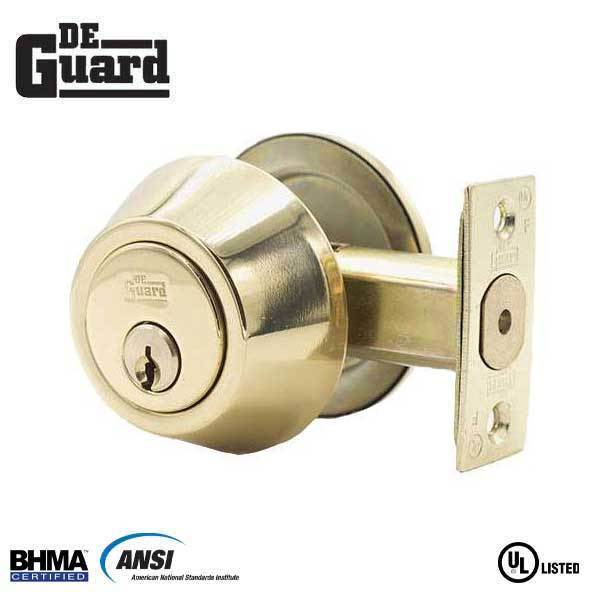 Premium Single Cylinder Deadbolt - Antique Brass/Brass Polished/Oil Rubbed Bronze/Stainless Silver - Grade 3 - ( SC1 / KW1 )- Auto Lock Supplier -key_supplier_in_canada locksmith_supplier_in_canada #
