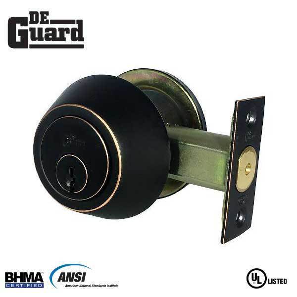 Premium Single Cylinder Deadbolt - Antique Brass/Brass Polished/Oil Rubbed Bronze/Stainless Silver - Grade 3 - ( SC1 / KW1 )- Auto Lock Supplier -key_supplier_in_canada locksmith_supplier_in_canada #