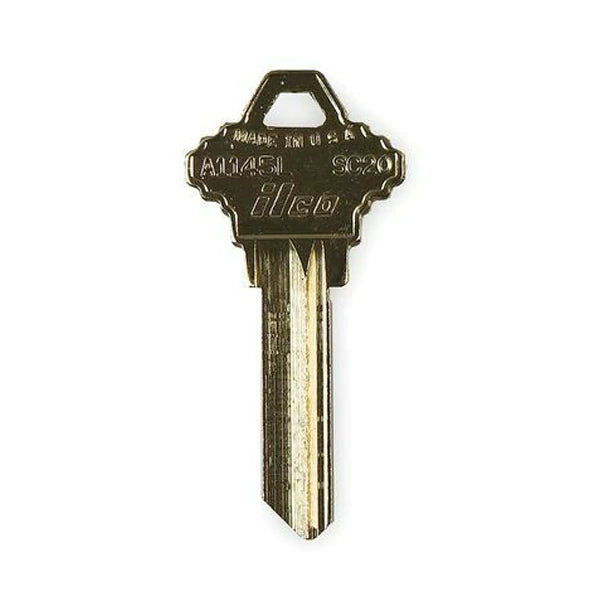 A1145L-SC20 SCHL. Key Blank - 6 Pin or Disc- Auto Lock Supplier -key_supplier_in_canada locksmith_supplier_in_canada #