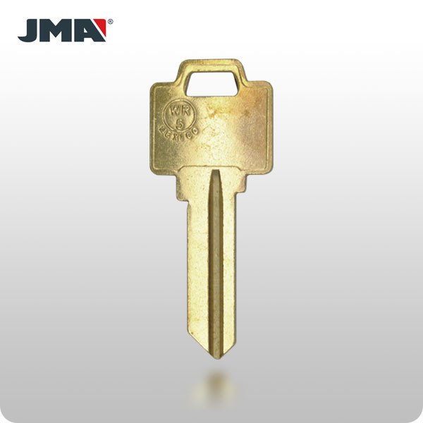 WR5 / N1054WB 5-Pin Weiser Key - Brass Finish (JMA-WEI-3E-BR)- Auto Lock Supplier -key_supplier_in_canada locksmith_supplier_in_canada #