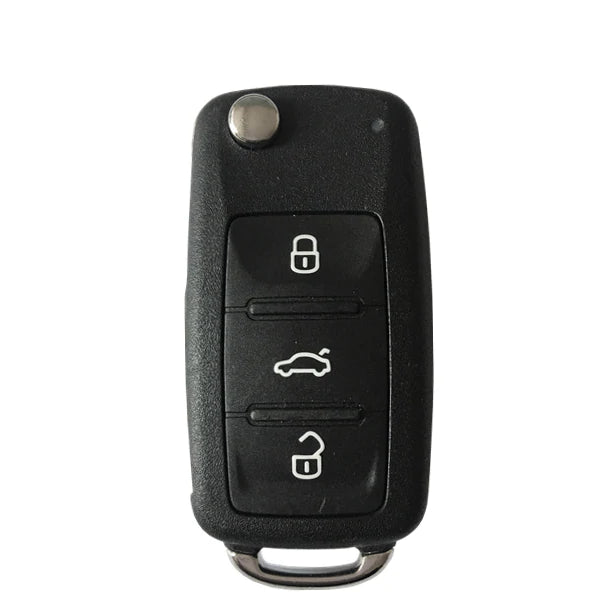 2012-2018 Volkswagen / 4-Button Flip Key / PN: 5KO837202BJ / NBGFS93N / MQB (RFK-VW-93QB)- Auto Lock Supplier -key_supplier_in_canada locksmith_supplier_in_canada #