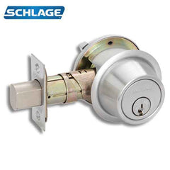 Schlage B560P - Single Cylinder Deadbolt - 26D - Satin Chrome - Schlage C - SC1- Auto Lock Supplier -key_supplier_in_canada locksmith_supplier_in_canada #