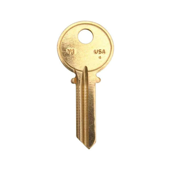 Y1-BR YALE Key Blank- Auto Lock Supplier -key_supplier_in_canada locksmith_supplier_in_canada #